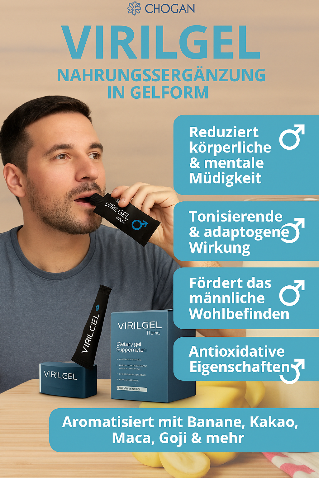 VIRILGEL Nahrungsergänzung