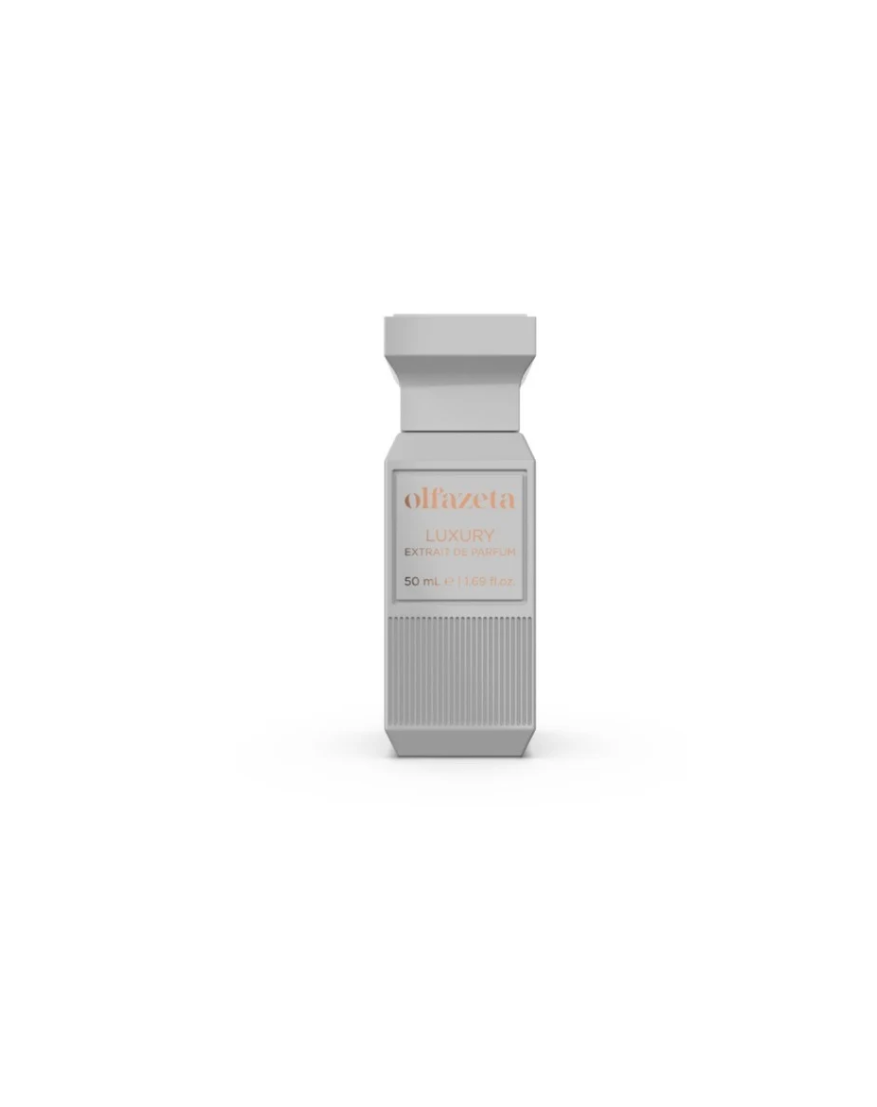 Parfum unisexe Sweet Dust de la marque bienêtre en soit, flacon élégant avec étiquette colorée, conçu pour une fragrance luxueuse.