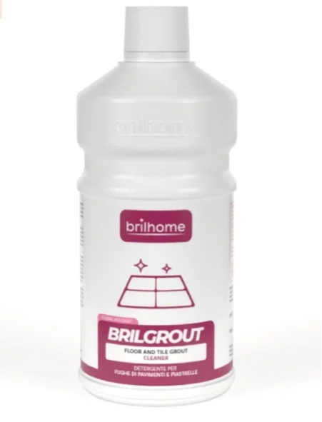 Concentré nettoyant pour joints Brilgrout par bienêtre en soit, flacon de produit ménager pour nettoyage des joints de carrelage.