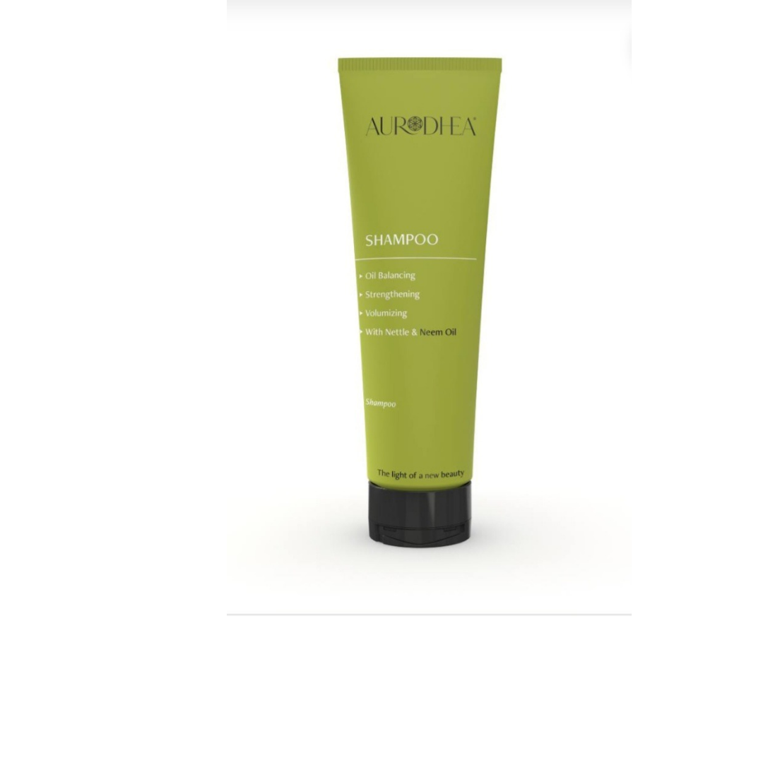 Shampoo mit Neemöl - 250 ml
Shampoo mit Neemöl - 250 ml
Angereichert mit Brennnessel
Das Shampoo mit Neemöl von Aurodhea reguliert die T
