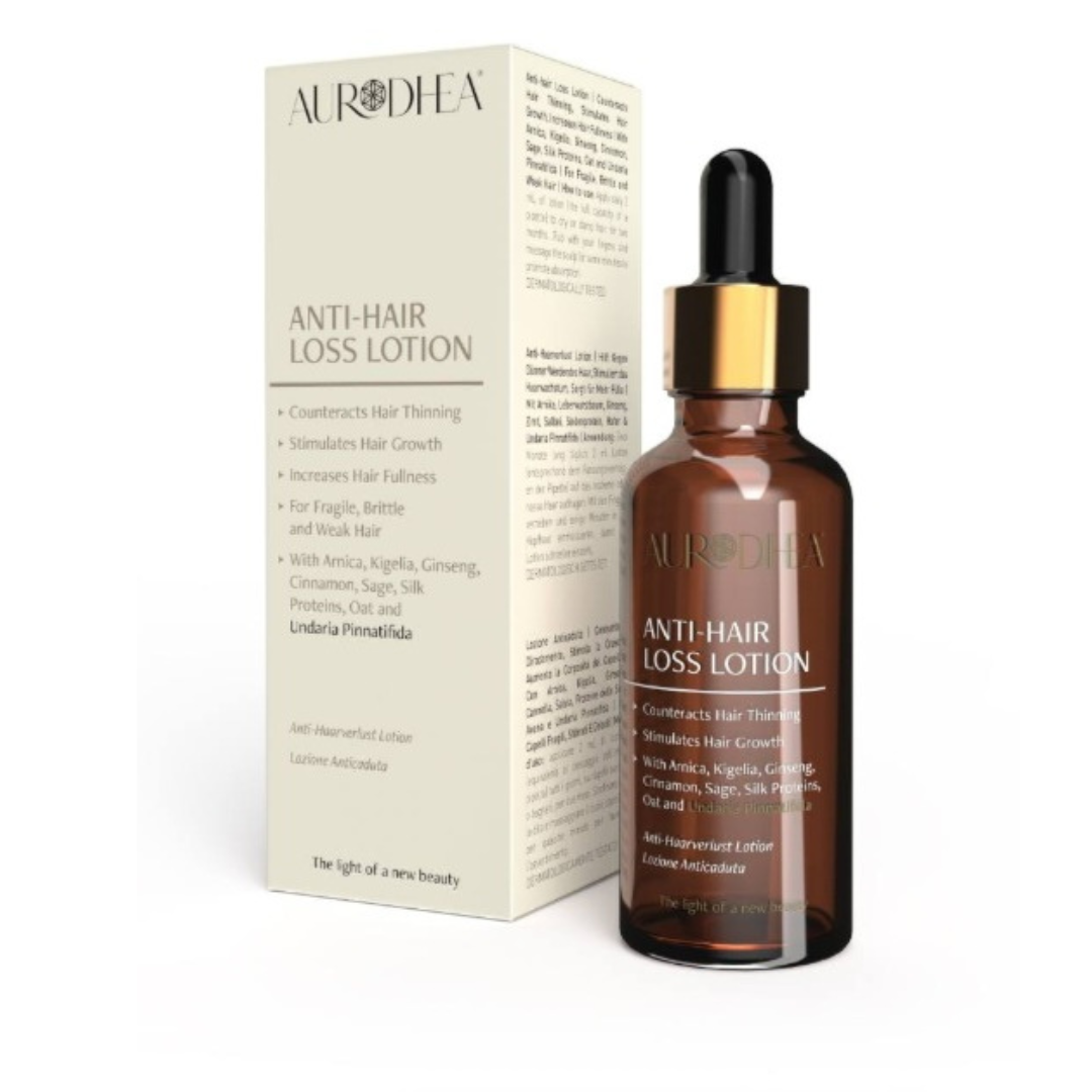 Lotion anti-chute de cheveux bienêtre en soit, 50 ml, flacon avec étiquette, produit capillaire pour renforcer les cheveux.