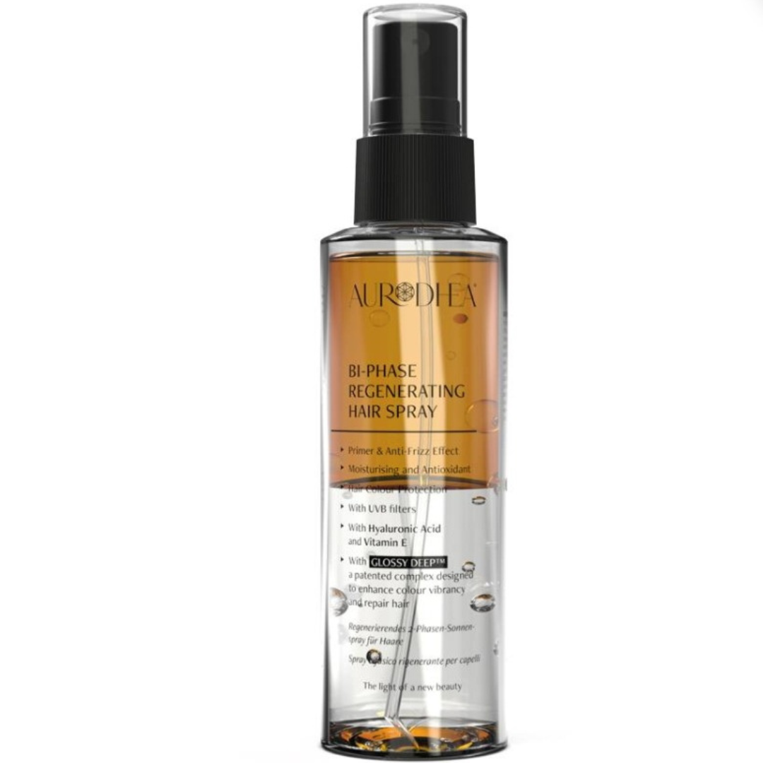 Sonnenspray regenerant 2 phases bienêtre en soit avec hyaluronique et vitamine pour cheveux sains et brillants