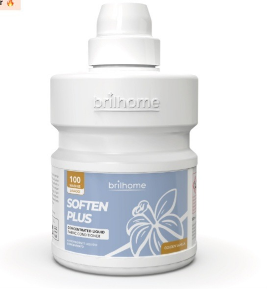 Soften Plus „goldene Vanille&quot; – Konzentrierter Flüssiger Weichspüler (VEGAN) 500 ml