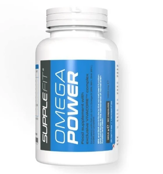 Complément alimentaire OMEGAPOWER en capsules souples de bienêtre en soit, supplément nutritionnel pour la santé et le bien-être.