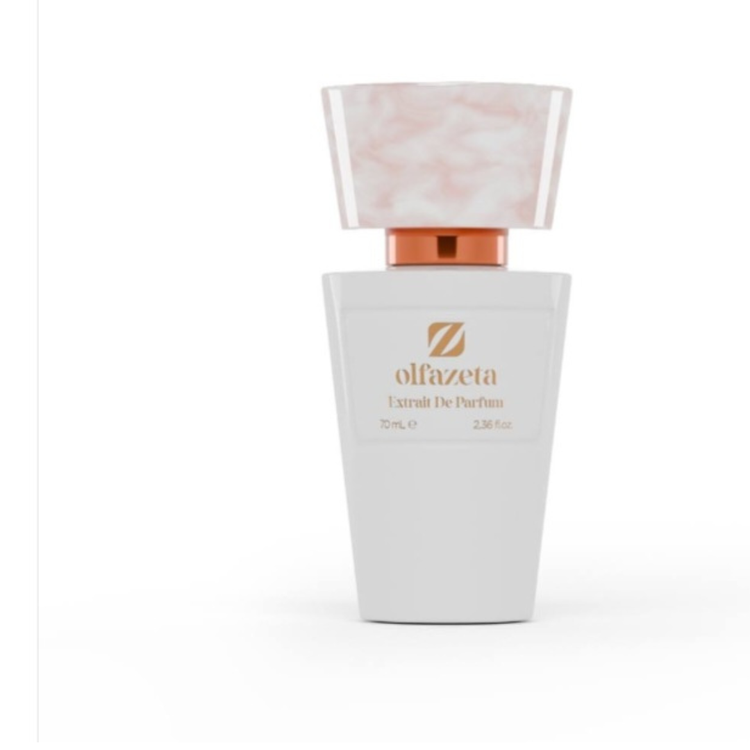 Parfum pour femme Fatale de bienêtre en soit avec notes de mandarine et musc, flacon élégant visible.
Fatale DAMENPARFÜM Olfazeta