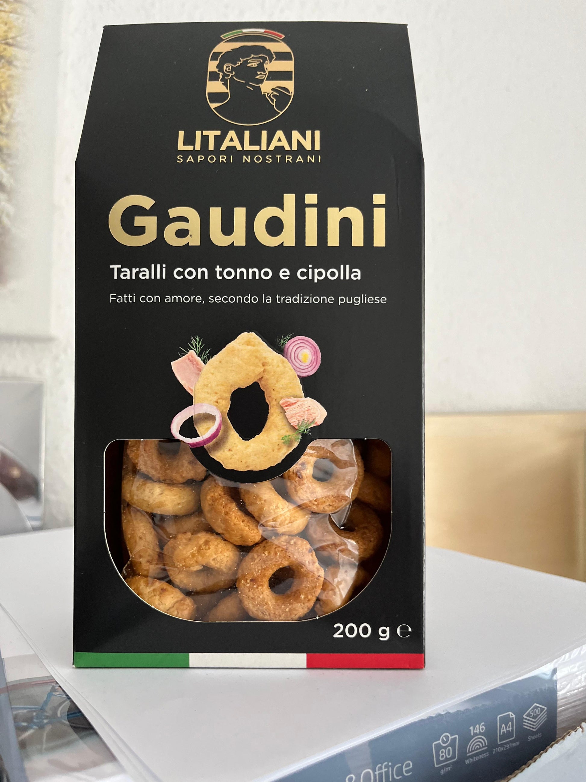 Gaudini Taralli mit Thunfisch und Zwiebeln – Der mediterrane Genuss-Snack 