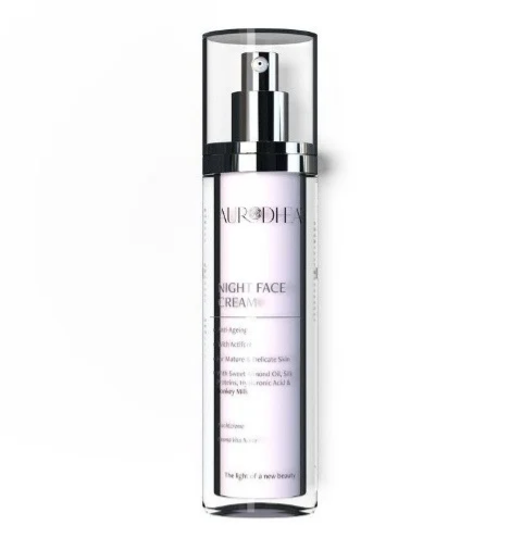 Crème de nuit au lait d'ânesse de la marque Chogan, soin pour visage et corps, texture riche et hydratante.