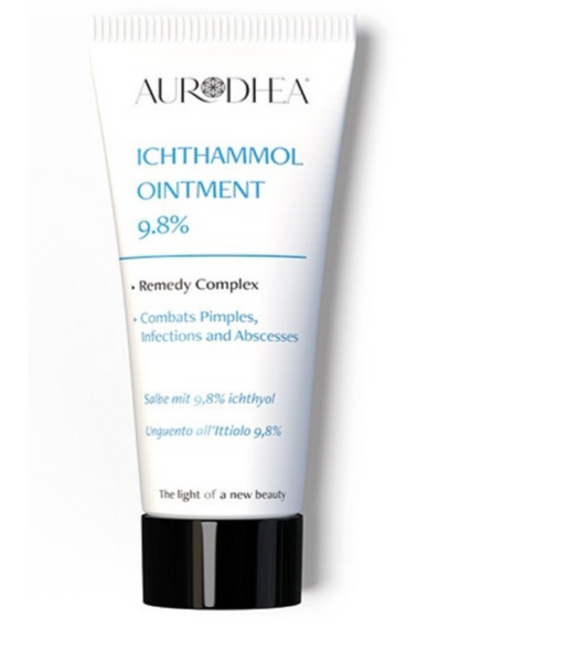 Salbe mit 9,8% Ichthyol 30 ml
Heilung kleiner Hautunreinheiten wie Pickel, Abszesse, oberflächliche Geschwüre 