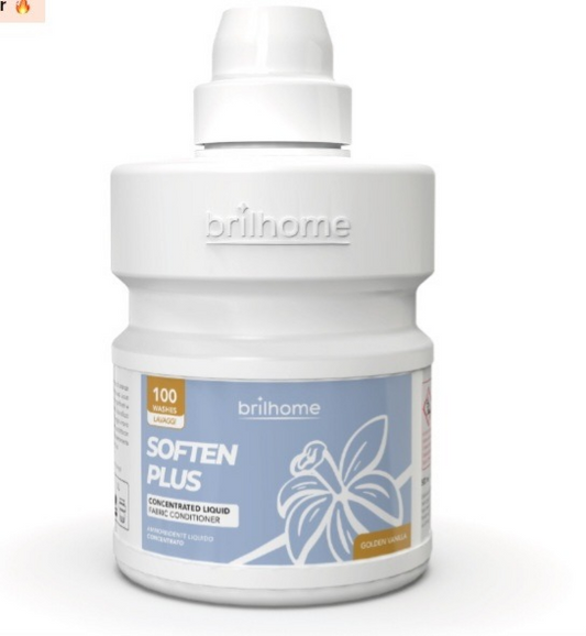 Soften goldene Vanille Konzentrierter Flüssiger Weichspüler
Soften Plus „goldene Vanille" – Konzentrierter Flüssiger Weichspüler (VEGAN) 500 ml