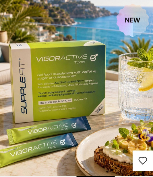 Complément alimentaire VIGORACTIVE Supplefit en gel de bienêtre en soit, formule pratique en forme de gel pour la santé et vitalité.