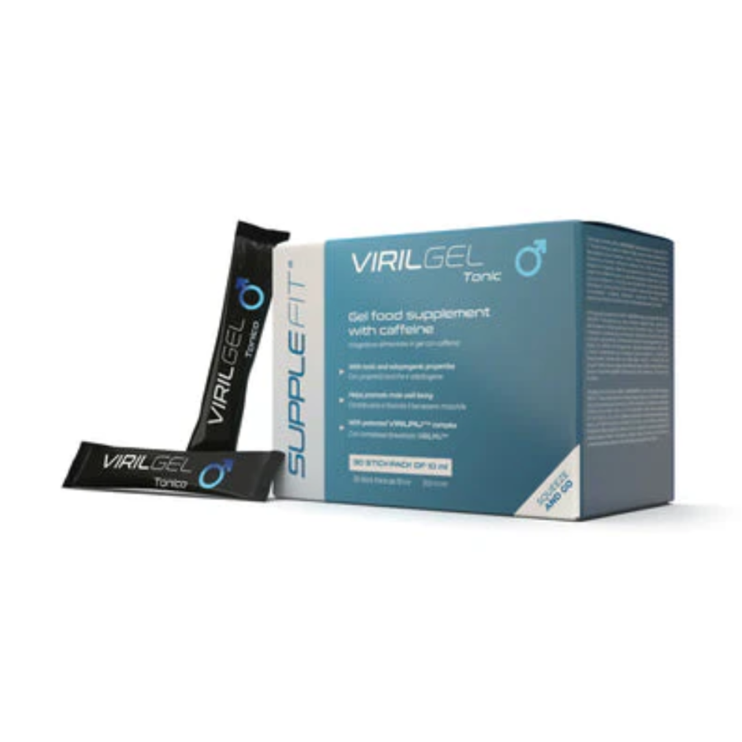 VIRILGEL – Nahrungsergaenzungsmittel in Gelform mit tonisierenden & stimulierenden Eigenschaften - 300 ml
Mit dem patentierten Komplex VIRILPIU™