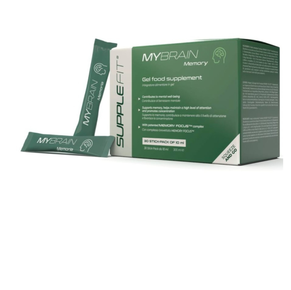 Gel MYBRAIN de bienêtre en soit, complément alimentaire en forme de gel avec ingrédients naturels pour la concentration.