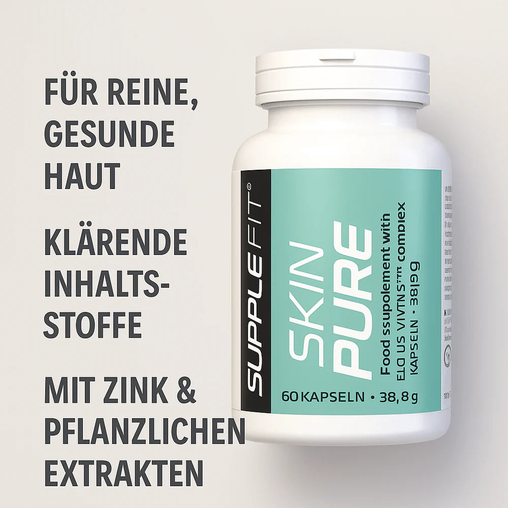 Complément alimentaire bienêtre en soit SkinPure en capsules pour la détox, visible dans l'image Detox1.webp.