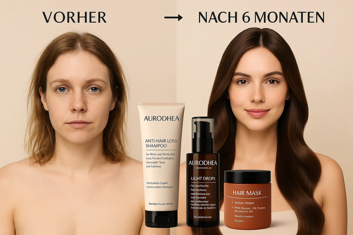 Traitement capillaire bien-être en soit, Haar-Kur - Das Strahlkraft-Ritual, avec flacon de soin pour cheveux brillants et revitalisés.
