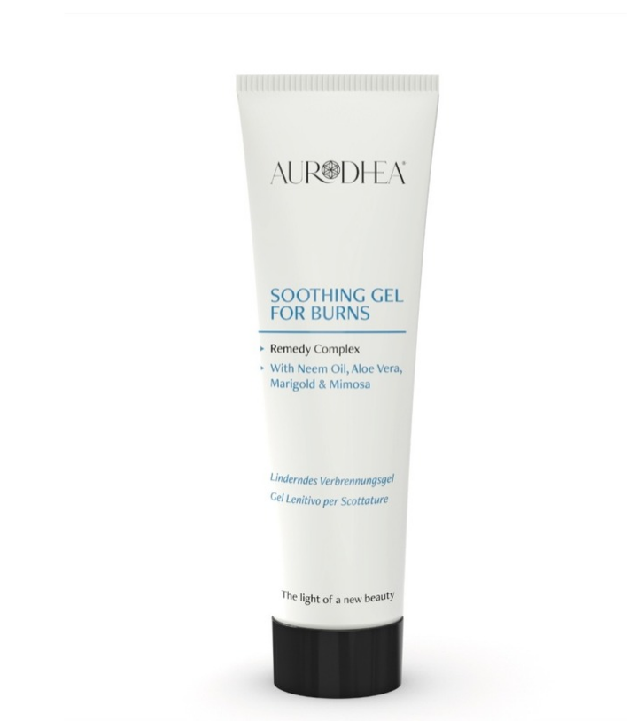 Gel apaisant pour brûlures bienêtre en soit, soulage rapidement les brûlures et hydrate la peau affectée.
