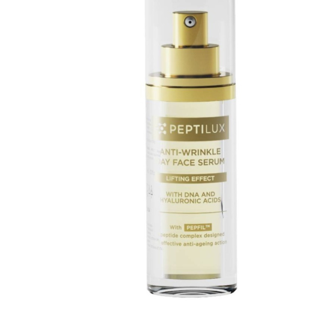 Sérum anti-rides Peptilux bienêtre en soit pour le visage, effet lifting, flacon de 30 ml, avec PEPFIL, soin corporel.