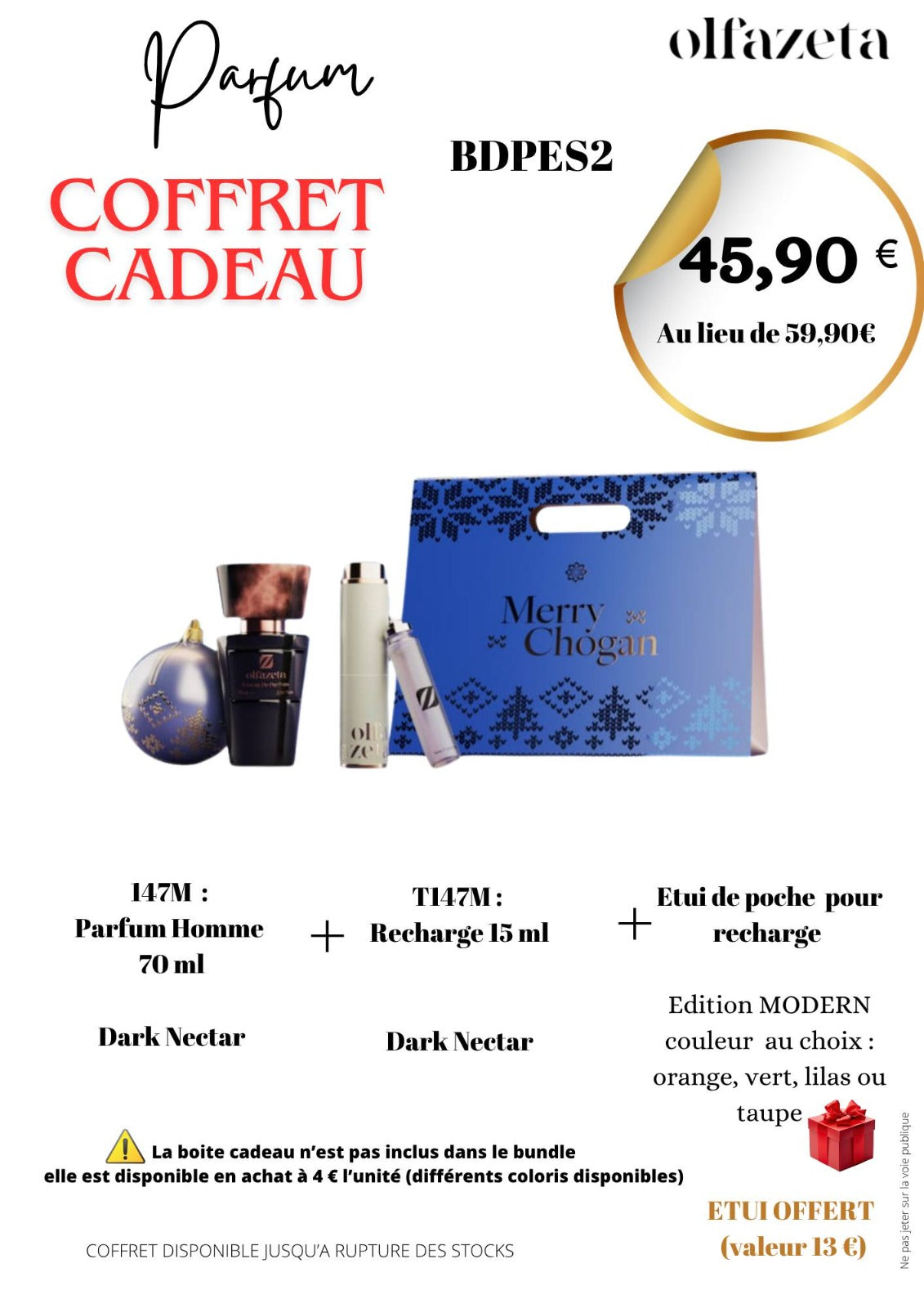 Parfum Dark Nectar de la marque bienêtre en soit, flacon élégant avec un design sophistiqué, idéal pour une routine de bien-être.