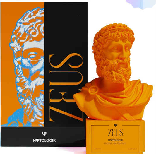 Parfum pour homme Zeus de bienêtre en soit avec 30 % d'essence, flacon élégant et design moderne visible en image.
ZEUS – Herrenparfüm Mytologik