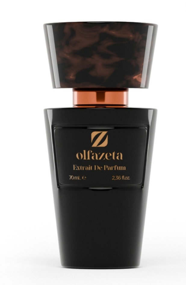 Parfum pour homme Aftertouch de bienêtre en soit, flacon de 70 ml, bouteille élégante avec design moderne visible sur l'image.
Aftertouch – Herrenparfüm Olfazeta