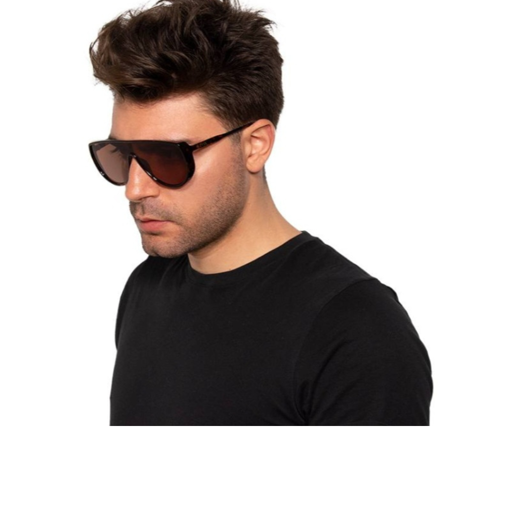 Lunettes de soleil Scarface Tortoise de la marque bienêtre en soit, monture en tortoise avec verres foncés.