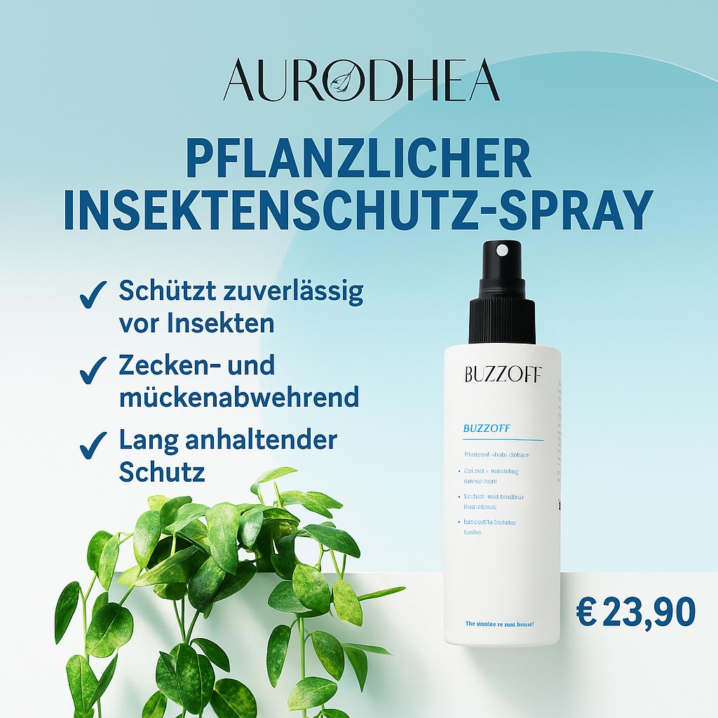 Lotion corporelle BUZZOFF Chogan contre les moustiques et insectes, 150 ml, pour une peau protégée.