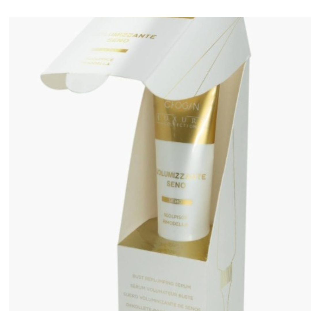 Crème décolleté Peptilux de CHOGAN BEI bienêtre en soit, flacon de 75 ml pour soin du corps et visage.