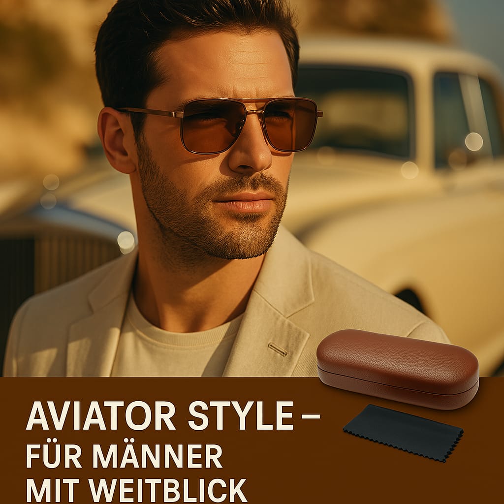 Lunettes de soleil Messina brun de la marque Chogan, style élégant, avec monture en plastique et verres teintés marron.