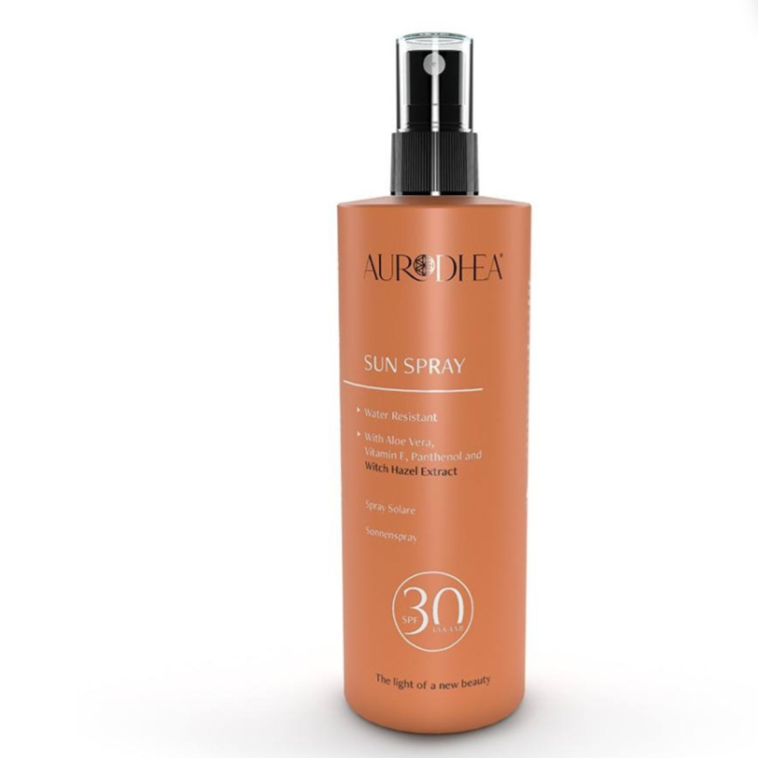 Spray solaire SPF 30 Chogan en flacon de 150 ml pour une protection efficace contre le soleil.